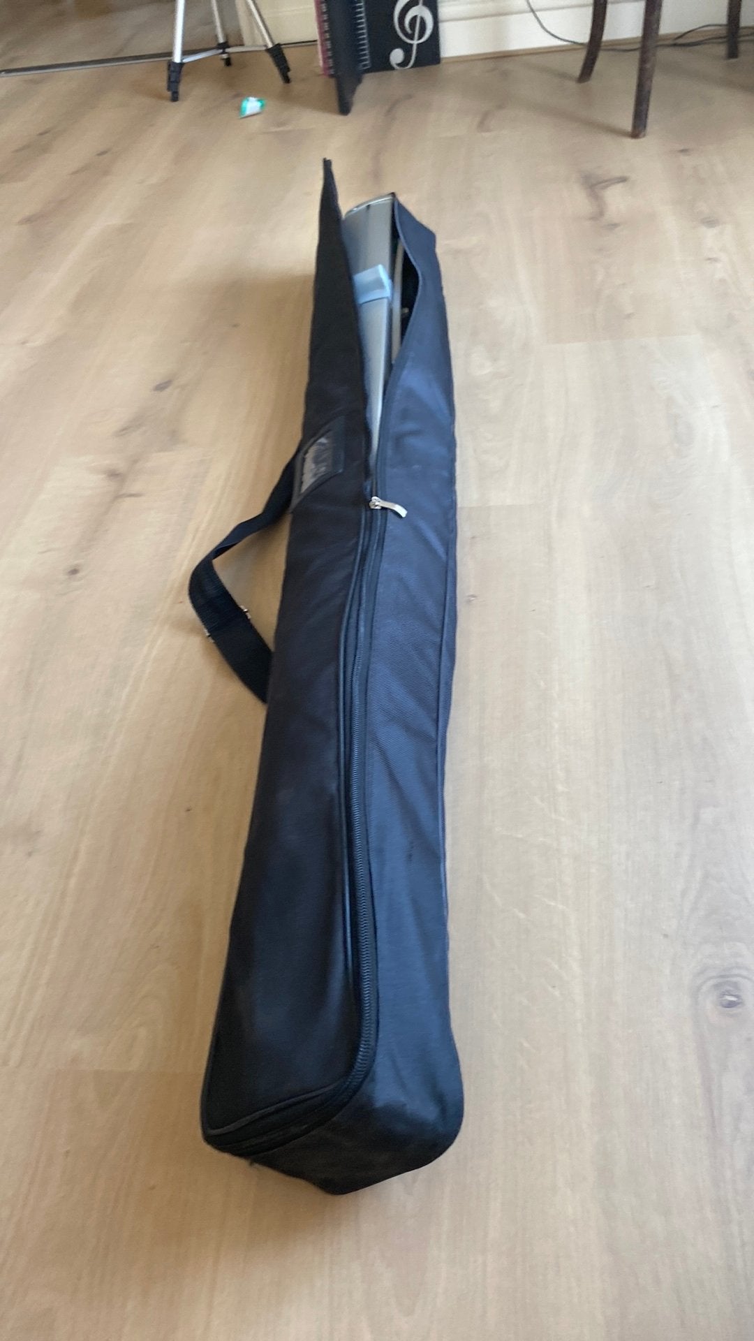 Porteabole greenscreen groen 205 cm lang en 120 cm breed, Ophalen, Zo goed als nieuw, Overige instrumenten