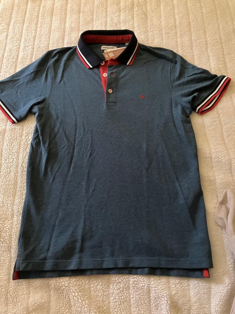 2Jack en Jones polo’s, Beige, Nieuw, Jack&Jones, Ophalen of Verzenden