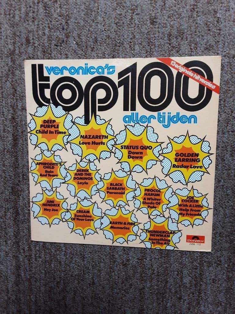 vinyl lp Veronica's TOP 100 Aller tijden, Cd's en Dvd's, Vinyl | Verzamelalbums, Gebruikt, Originele persing, Ophalen of Verzenden