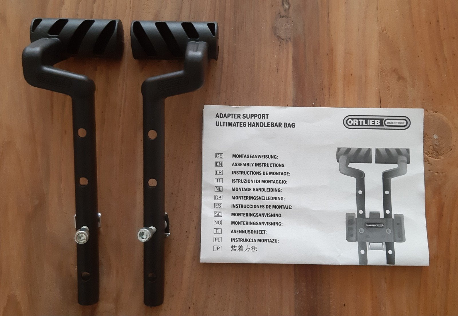 Ortlieb Opzetstuk Ultimate F1451 - Adapter voor stuurtas, Fietsen en Brommers, Ophalen of Verzenden