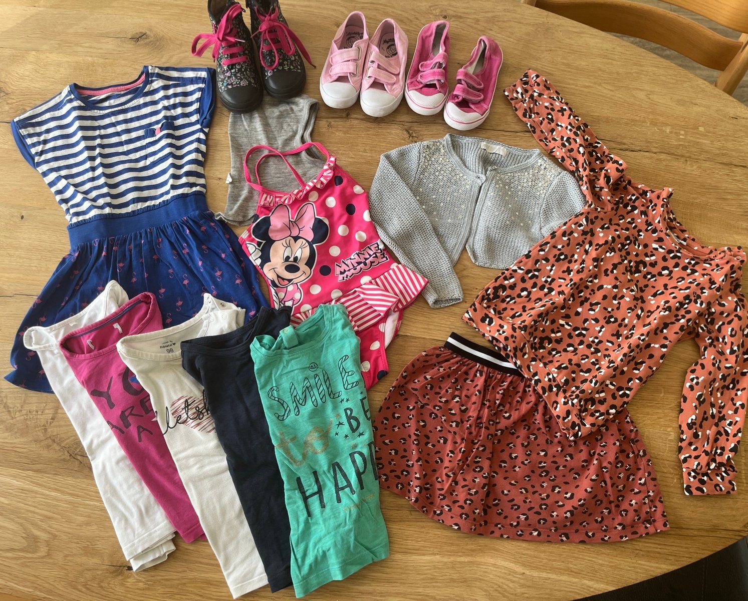 Pakket meisje mt 92: lange mouw, Shoesme schoenen, Kinderen en Baby's, Ophalen of Verzenden, Gebruikt, Maat 92