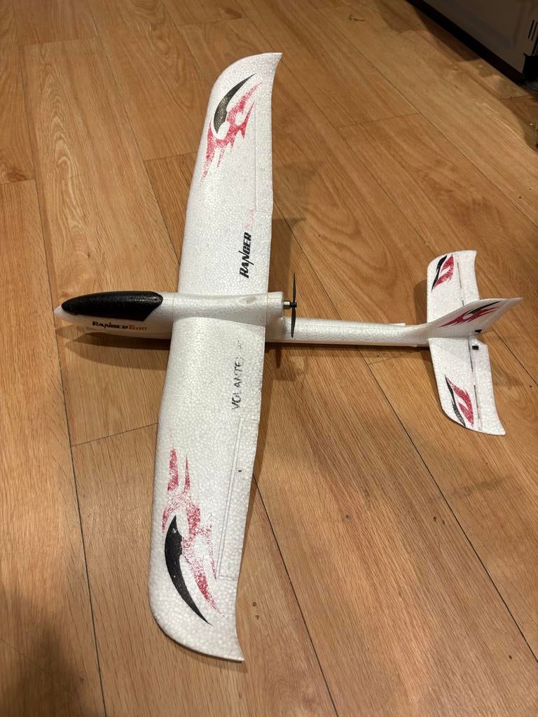 Volantex Ranger 600 RC Zweefvliegtuig, Ophalen of Verzenden, Zo goed als nieuw, Elektro, RTF (Ready to Fly)