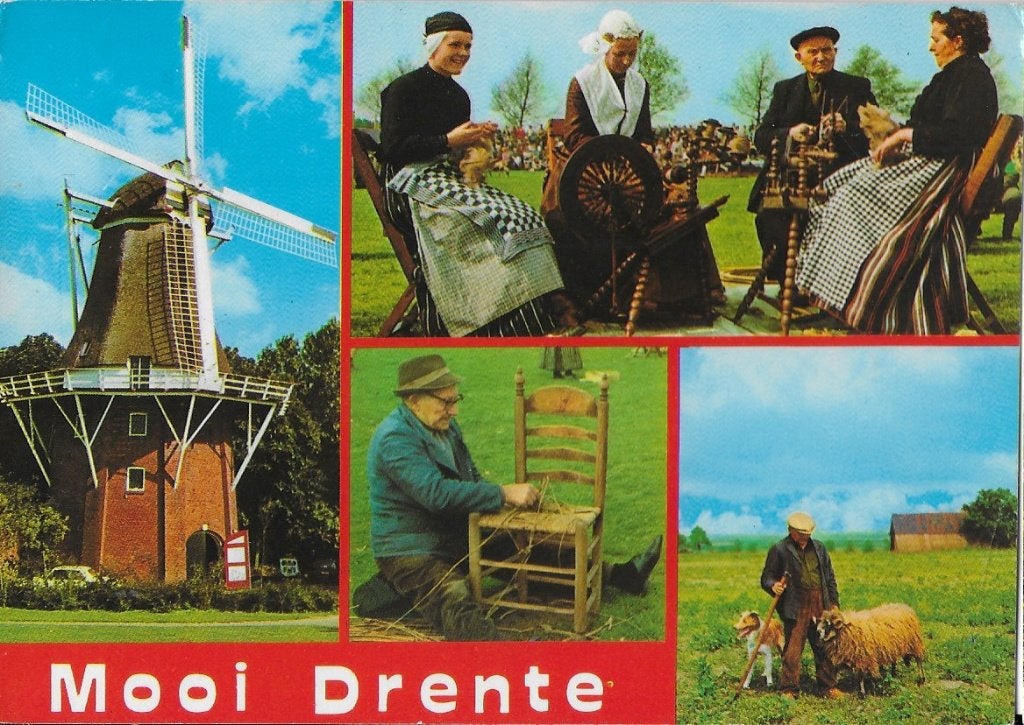 Drenthe gelopen ansichtkaart ( a433 ), Ophalen of Verzenden, 1980 tot heden, Gelopen, Drenthe