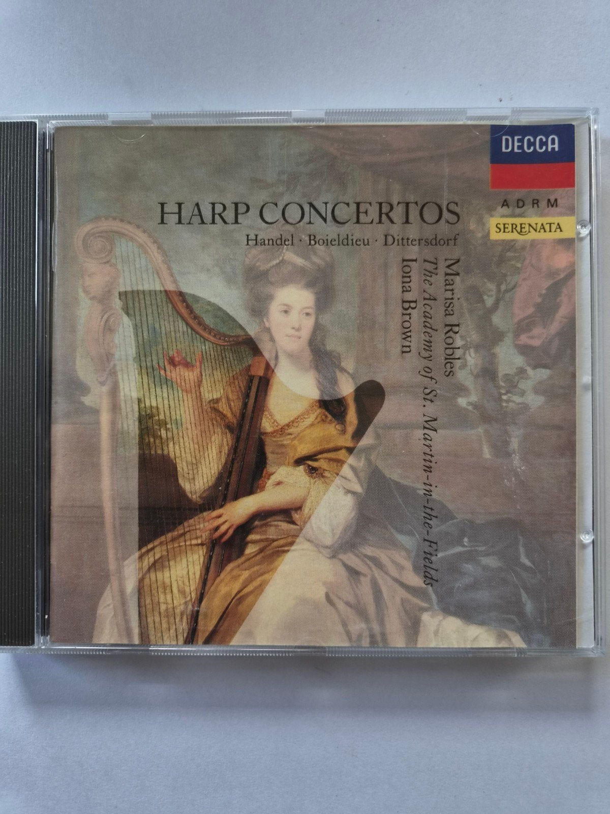 Harp Concertos  Marisa Robles, Iona Brown, The Academy of St, Inclusief boekje, Soloconcert, Ophalen of Verzenden, Zo goed als nieuw