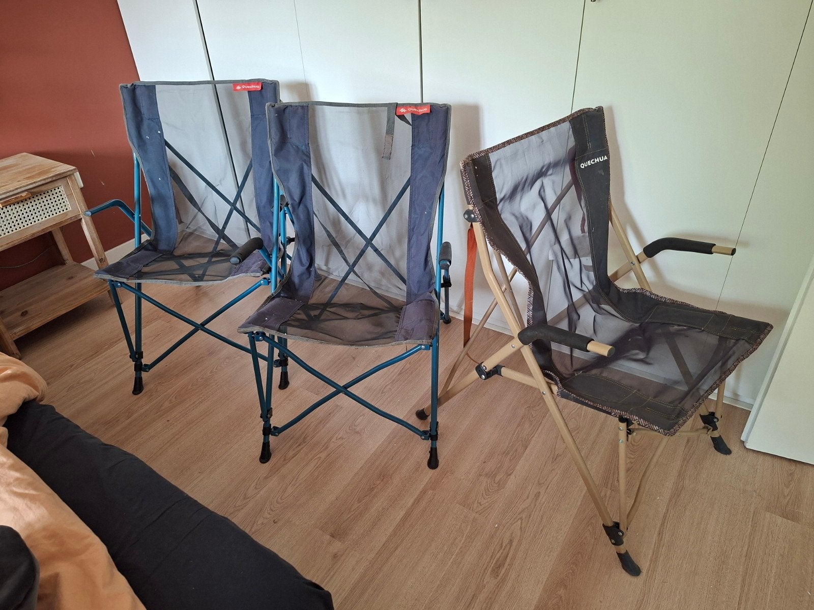 3x campingstoel, Ophalen, Gebruikt, Campingstoel