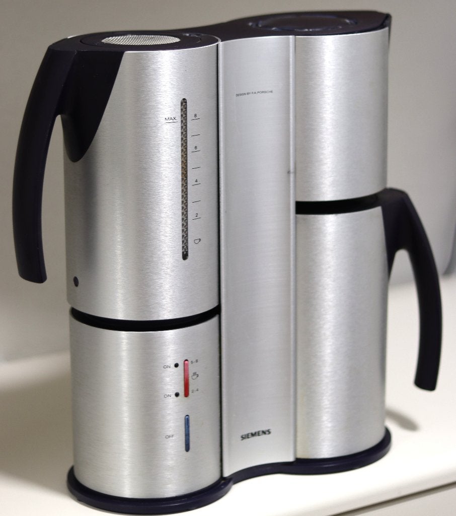 Siemens koffiezetapparaat - Design by F.A. Porsche, Gebruikt, Koffiemachine, Gemalen koffie, Ophalen of Verzenden