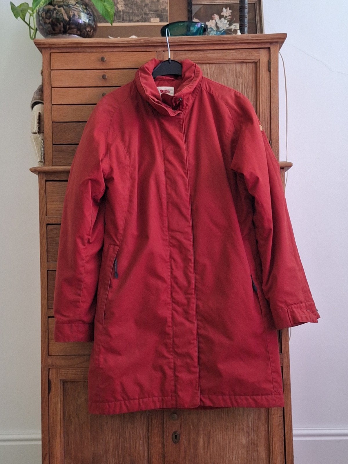 Fjällräven Winterjas Maat M - Donkerrood, Verzenden