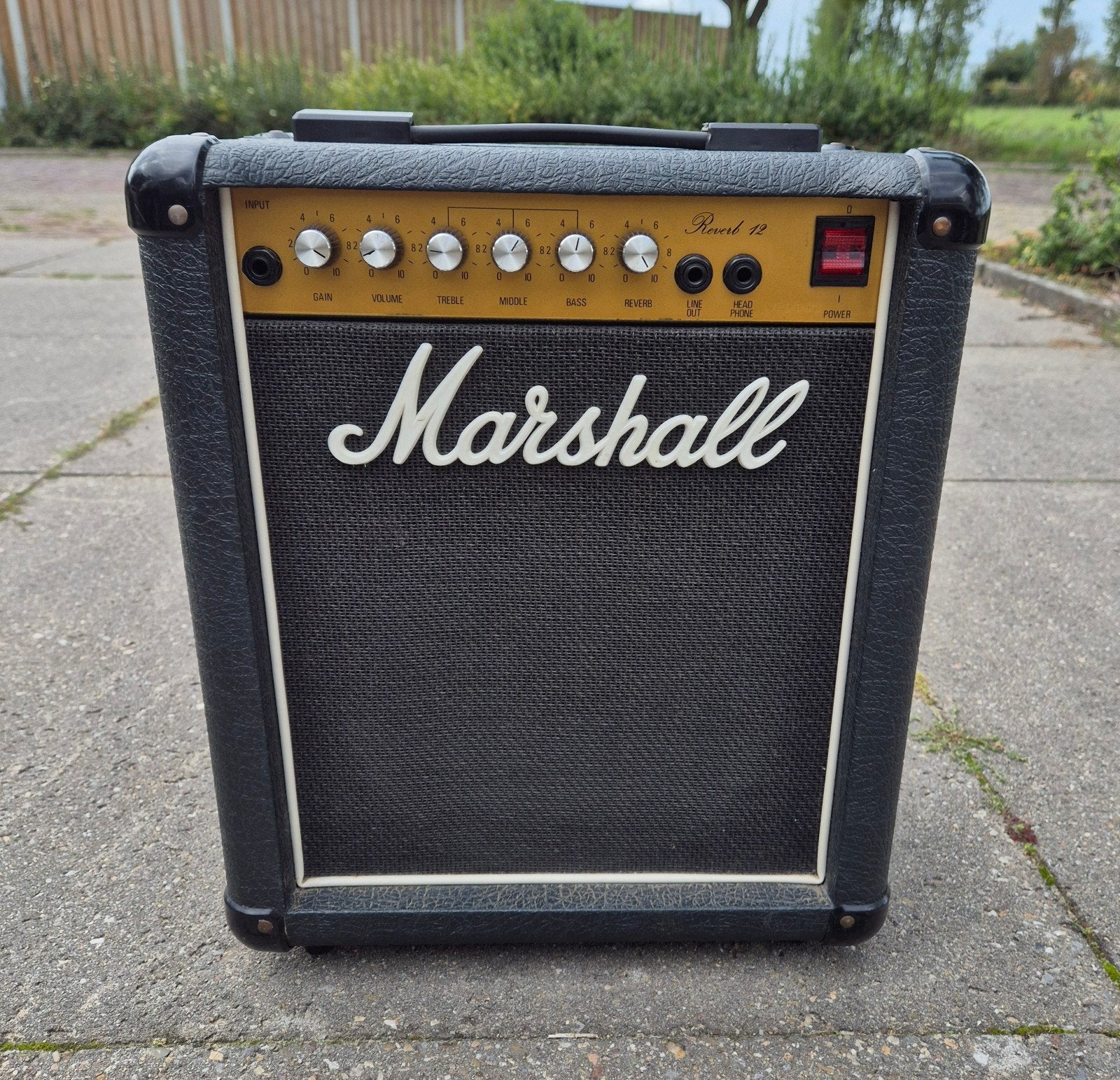 Marshall Reverb 12 (model 5205) gitaarversterker, Ophalen of Verzenden, Gebruikt, Gitaar, Minder dan 50 watt