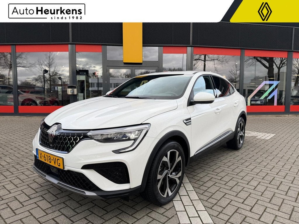 Renault Arkana E-Tech full hybrid 145 techno | Dealeronderho, Auto's, Renault, Arkana, Gebruikt, Leder en Stof, Wit