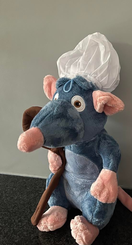 Nieuw een grote Ratatouille Remy de kok met pollepel, Ophalen of Verzenden, Nieuw, Overige typen