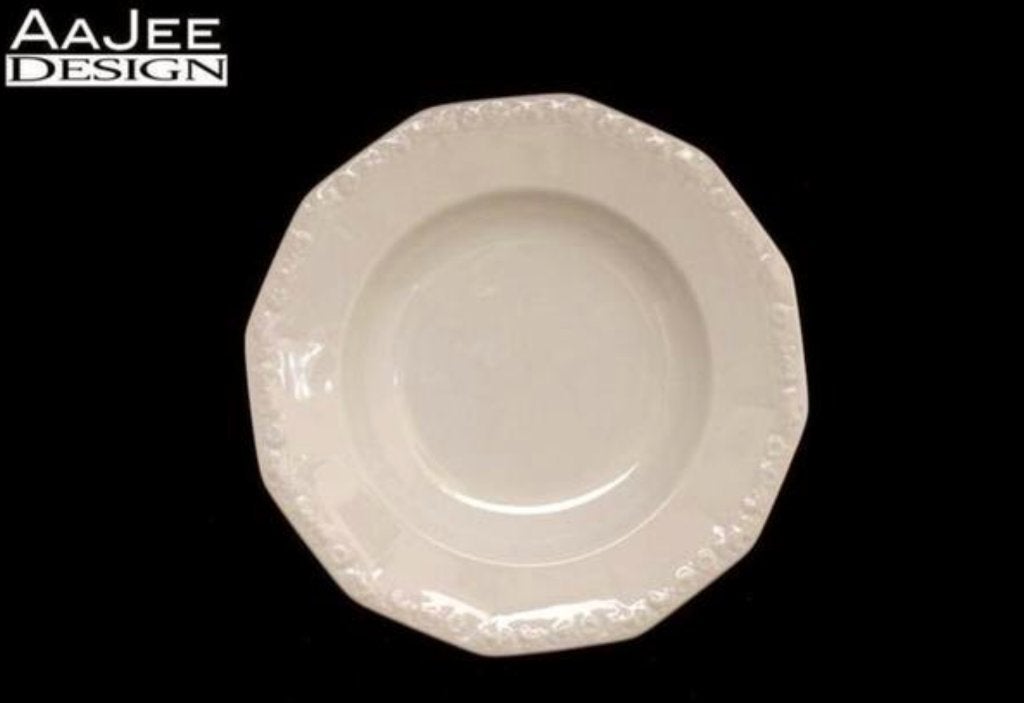Rosenthal - Maria Classic - Diep bord - Wit - Porselein, Ophalen of Verzenden, Zo goed als nieuw, Bord(en), Overige stijlen