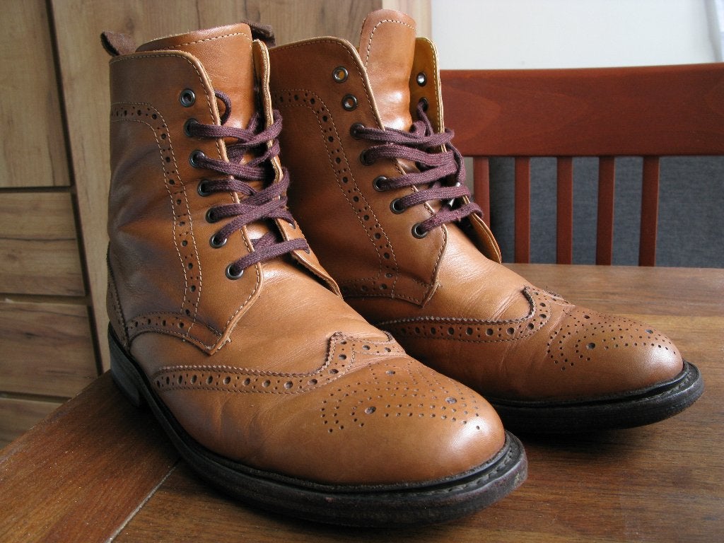 John White England brogue laarzen, maat UK9 (EU43), Kleding | Heren, Schoenen, Ophalen, Gedragen, Bruin