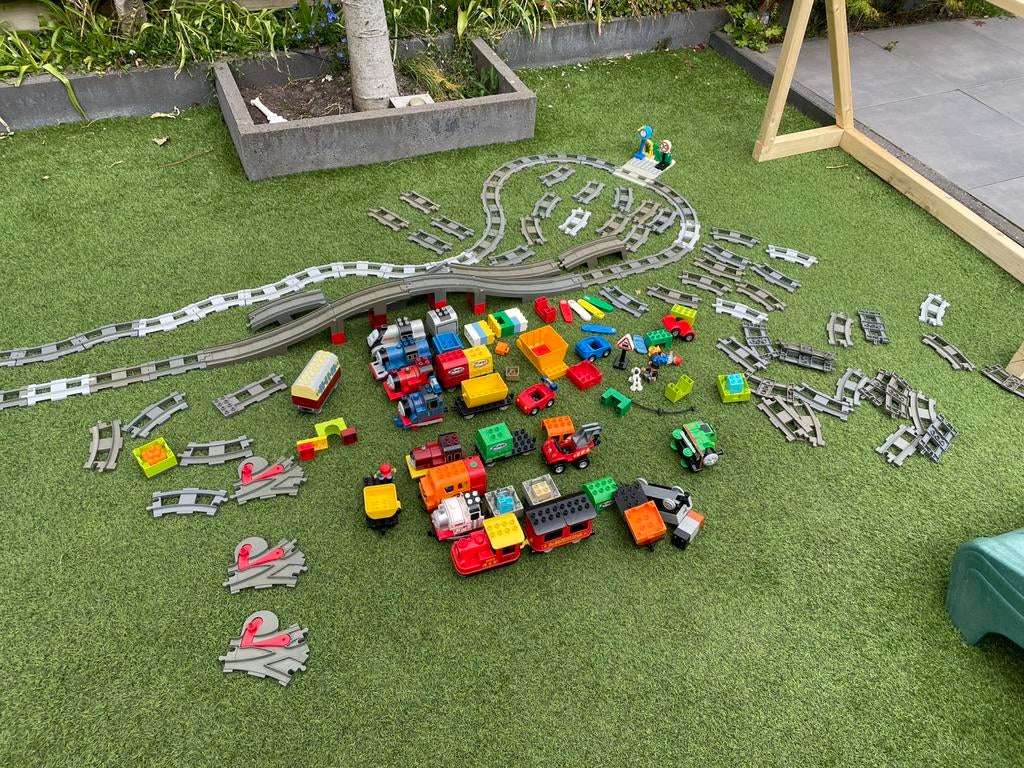 Mega partij duplo trein spullen, Ophalen, Duplo