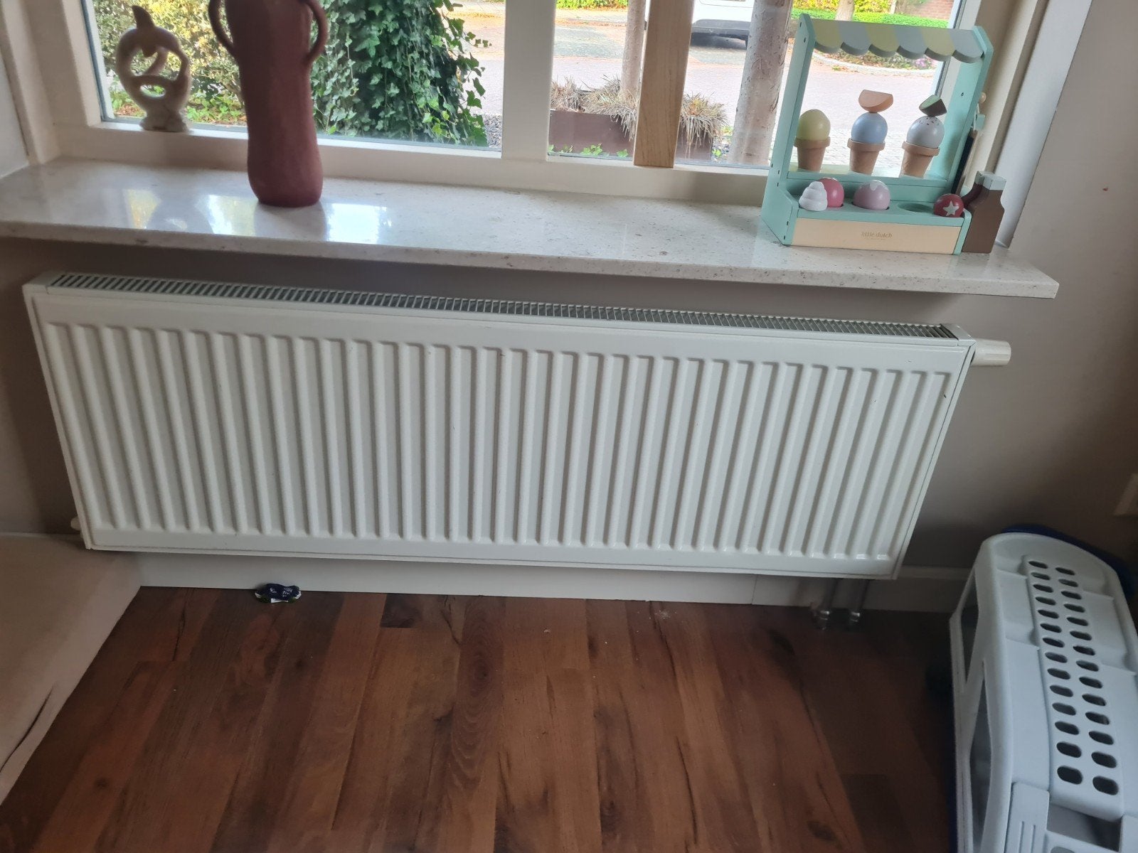 5 gebruikte radiatoren - diverse maten, Ophalen of Verzenden, Gebruikt, Radiator, 30 tot 80 cm