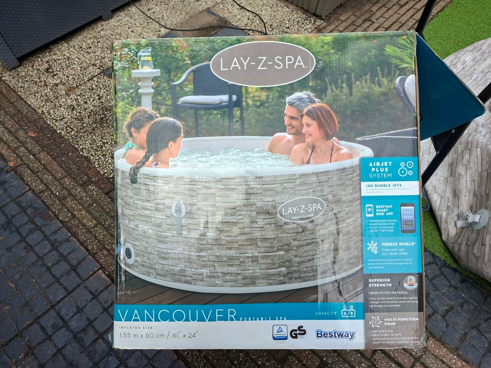 jaccuzi in goede staat., Tuin en Terras, Bubbelbaden en Hottubs, Ophalen, Gebruikt, Pomp