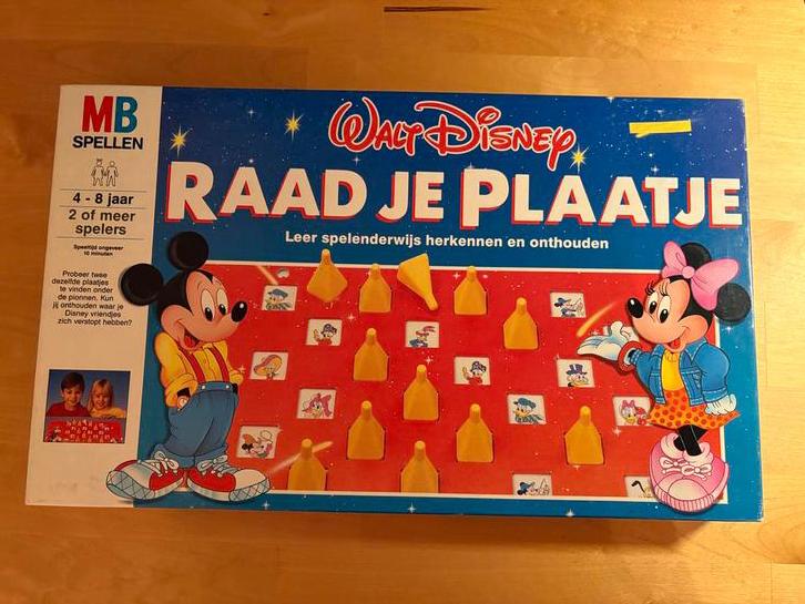 Raad je plaatje Disney - Leuk familiespel, Een of twee spelers, Ophalen, Zo goed als nieuw