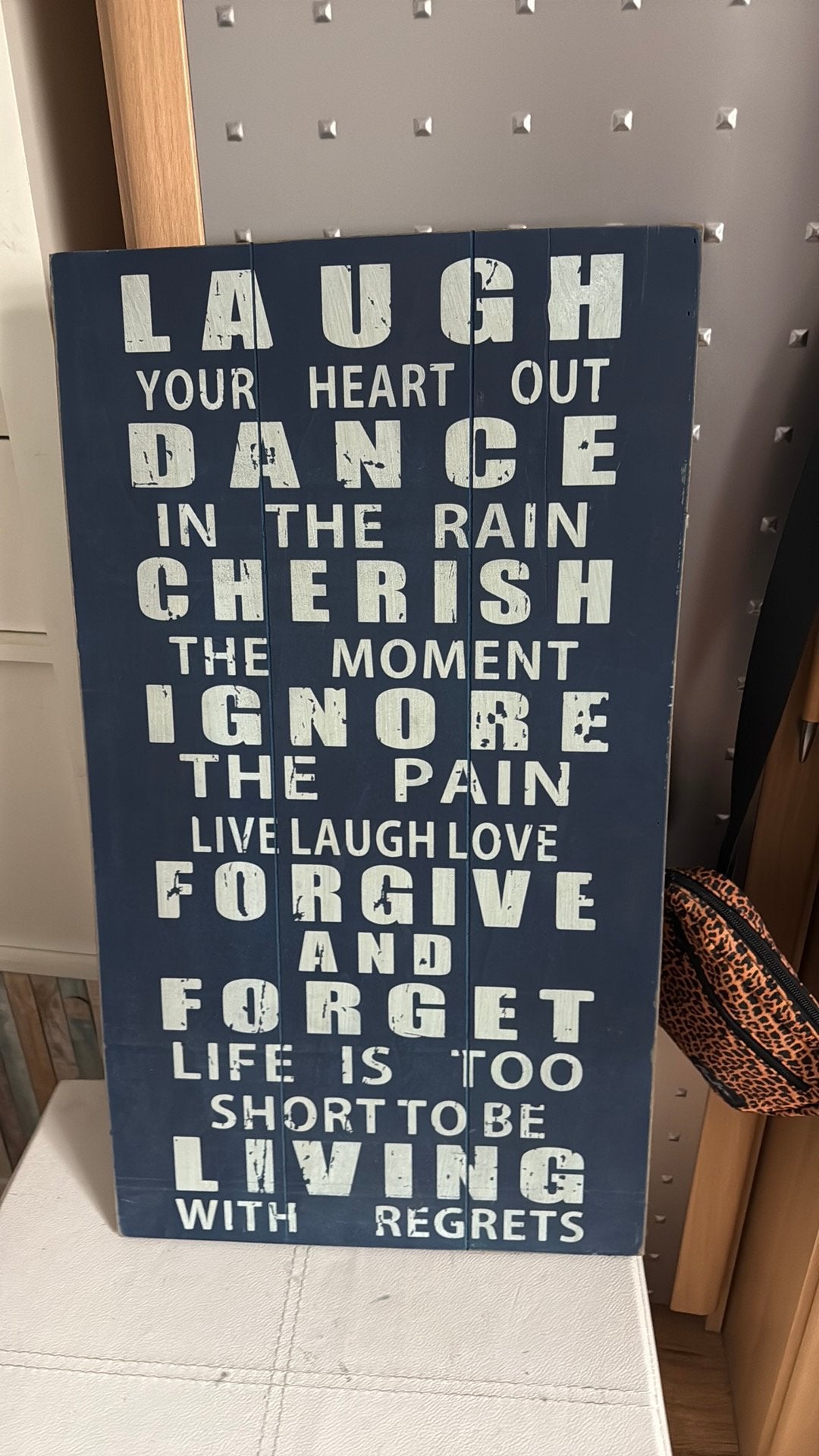 GRATIS decoratie bord, Ophalen, Gebruikt