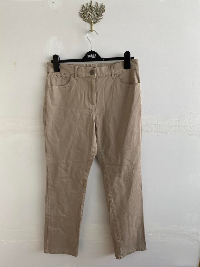 Marks & Spencer broek maat 40 - nieuw met kaartje, Kleding | Dames, Maat 38/40 (M), Verzenden, Beige, Nieuw
