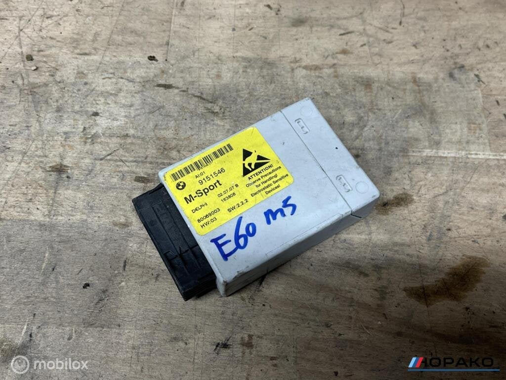 Module middenconsole BMW E6x M5 | 9151546, Gebruikt, Ophalen of Verzenden