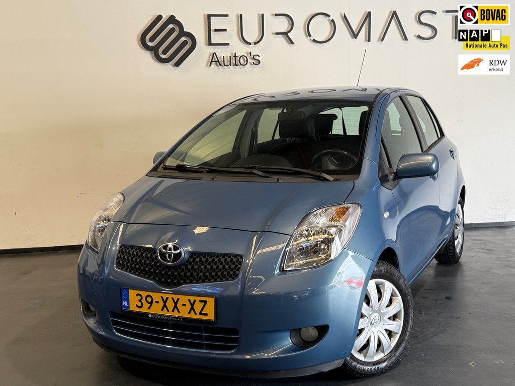 Toyota Yaris 1.3 VVTi Sol MMT Automaat Airco 5d Nap Nieuwe A, Auto's, Toyota, Stof, 750 kg, 4 cilinders, Blauw