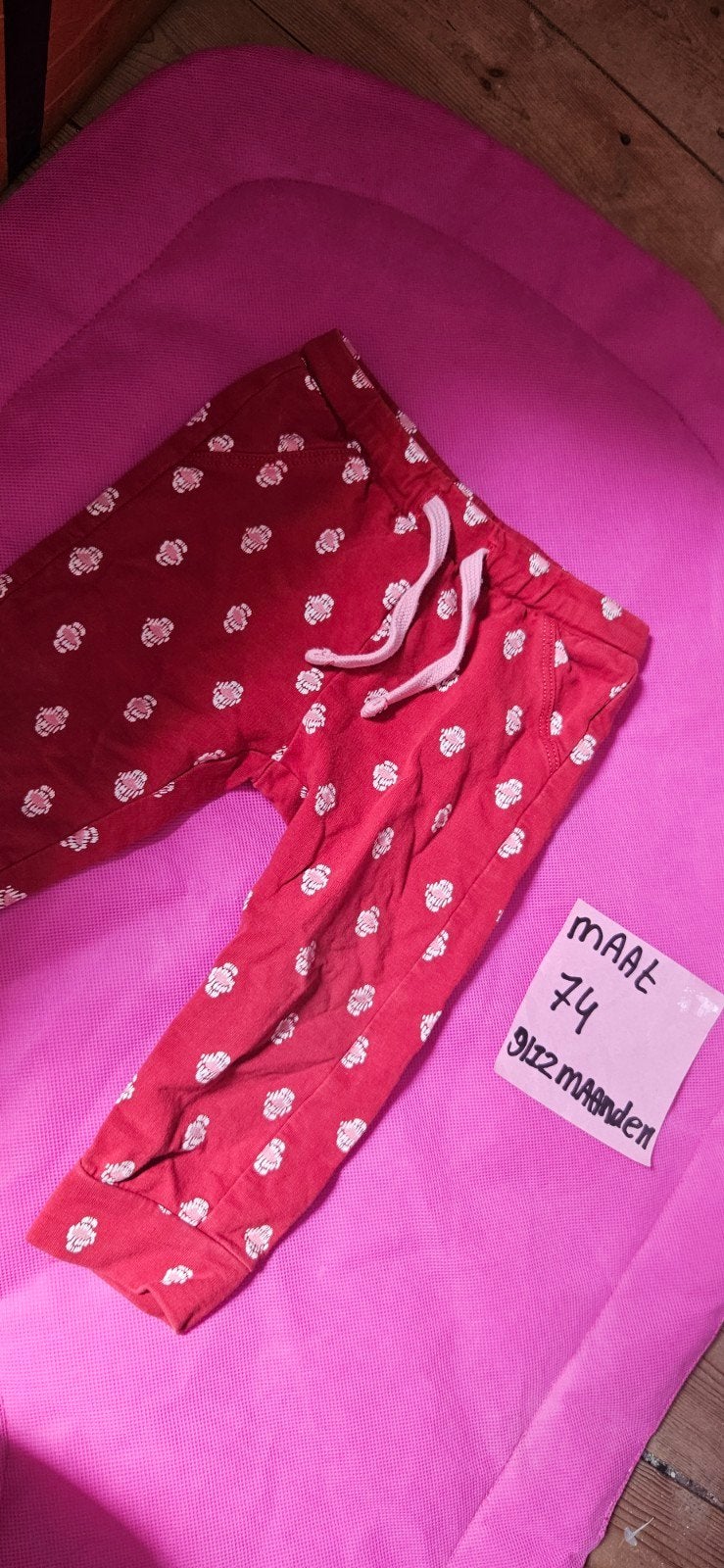 kledingpakket meisje hema 74, Kinderen en Baby's, Babykleding | Maat 74, Ophalen of Verzenden, Zo goed als nieuw, Hema, Meisje