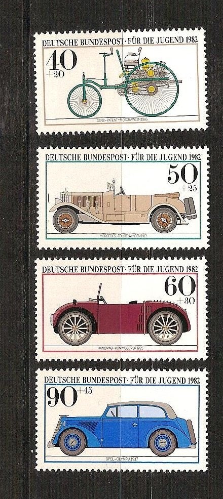 Auto BRD 1123-1126 postfris, Ophalen of Verzenden, Postfris, Auto's