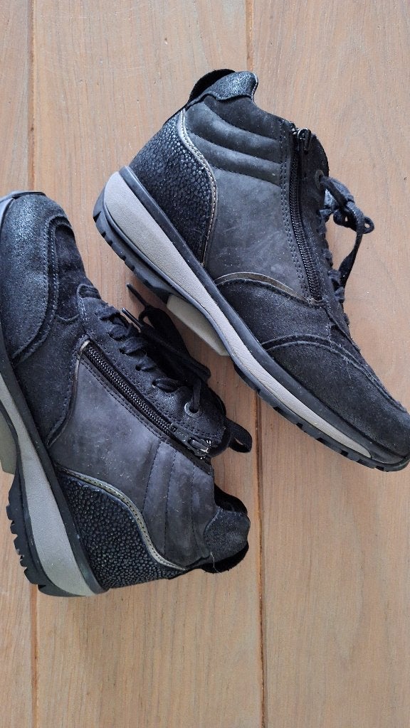 Zeer nette XSensible zwarte schoenen Laviano maat 36, Kleding | Dames, Xsensible, Zwart, Ophalen of Verzenden, Sneakers of Gympen