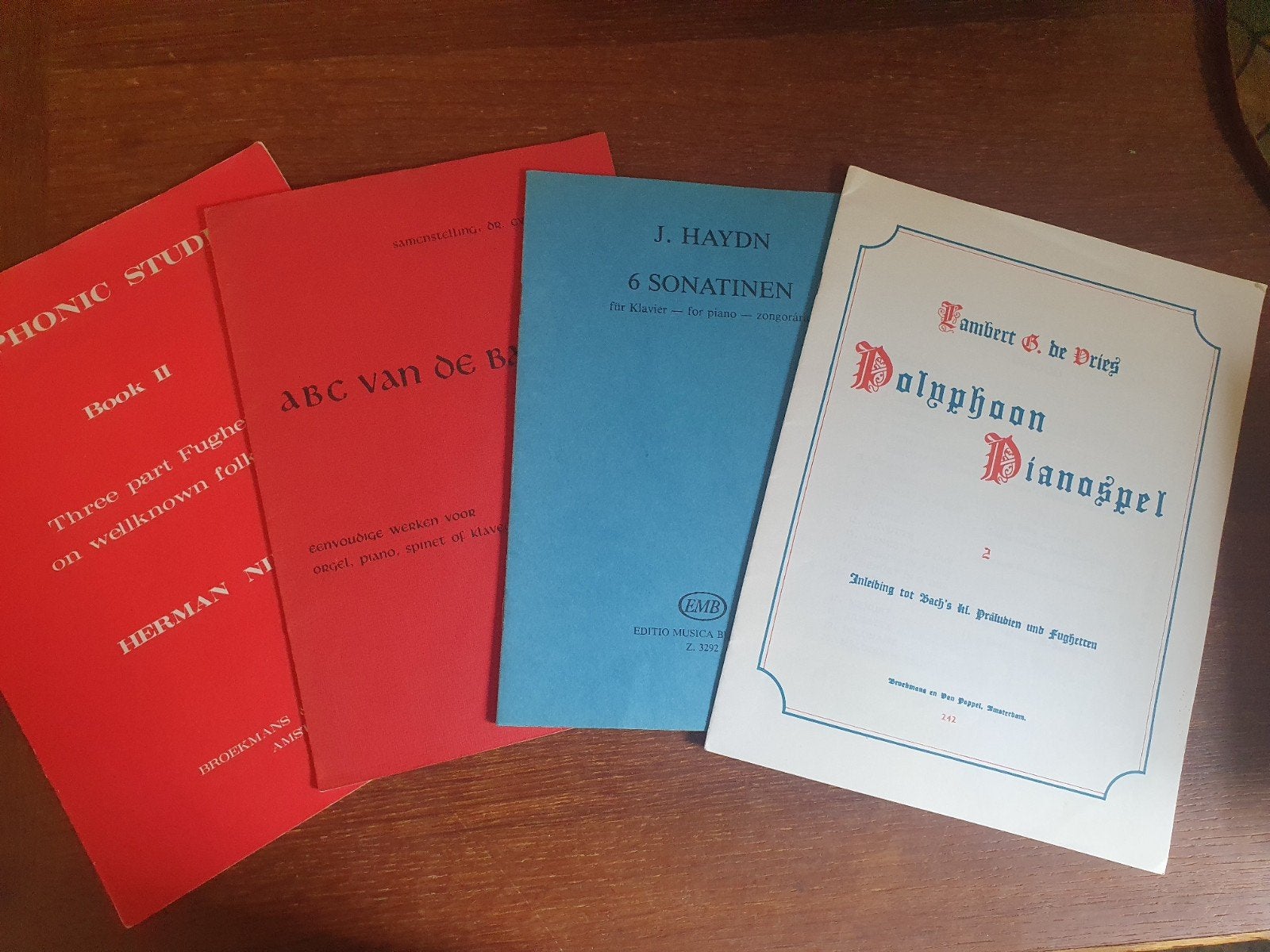 Diverse bladmuziek voor piano, orgel en klavecimbel, Gebruikt, Piano, Klassiek, Les of Cursus