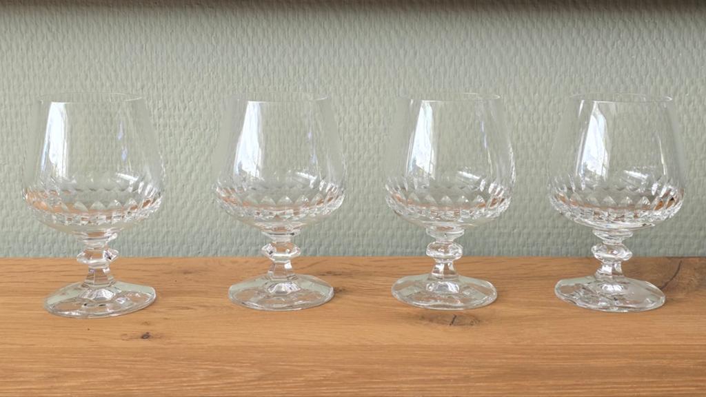 4 Schott Zwiesel cognacglazen, Antiek en Kunst, Ophalen of Verzenden