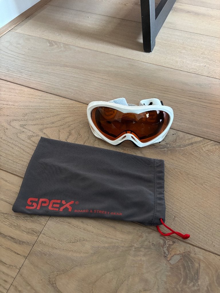 SPEX Ski- / Snowboardbril met beschermhoes, Overige merken, Gebruikt, Overige typen, Ophalen of Verzenden