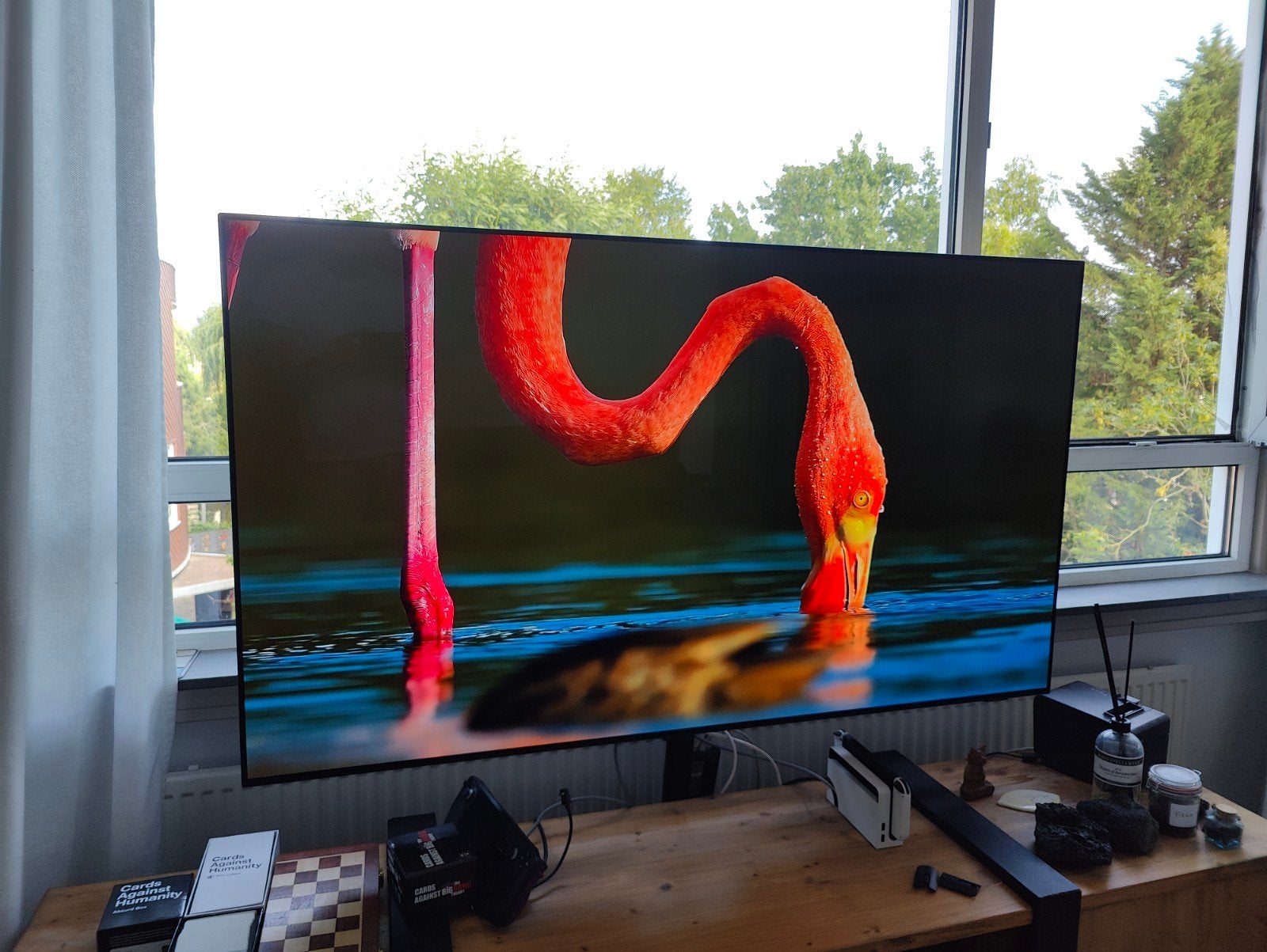 Philips 65OLED809 Ambilight (2024) - 65 inch + TV standaard, Ophalen, Philips, 120 Hz, Zo goed als nieuw