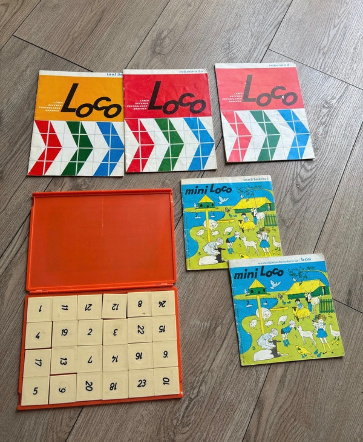 Loco en mini loco grote set stenen en boekjes, Ophalen of Verzenden, Zo goed als nieuw