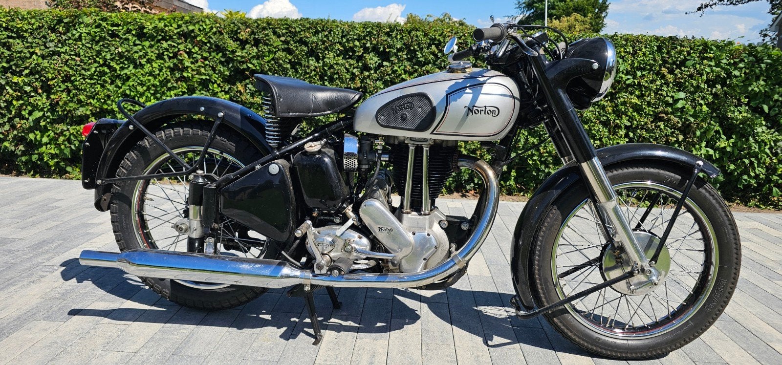 Norton Es2 1953 - Topstaat, gerestaureerd en gereviseerd, Minimaal motorrijbewijs A2, Handgeschakeld, 1 cilinder, 500 cc