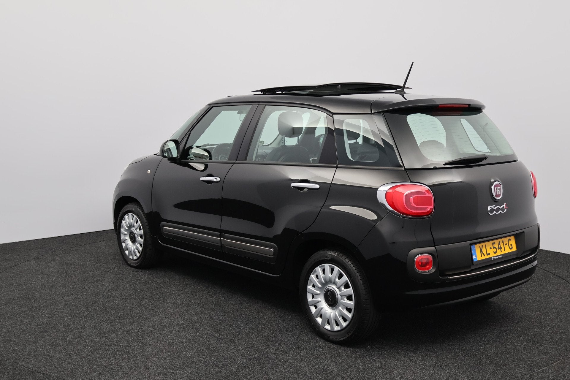 Fiat 500L 0.9 TwinAir Pop/ Open Panorama-Dak/ DAB+/ Stoelver, Auto's, Stof, Gebruikt, Zwart, Origineel Nederlands
