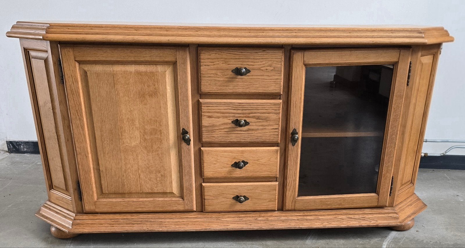 Eiken Dressoir, Huis en Inrichting, Ophalen, Klassiek, 150 tot 200 cm, Eikenhout