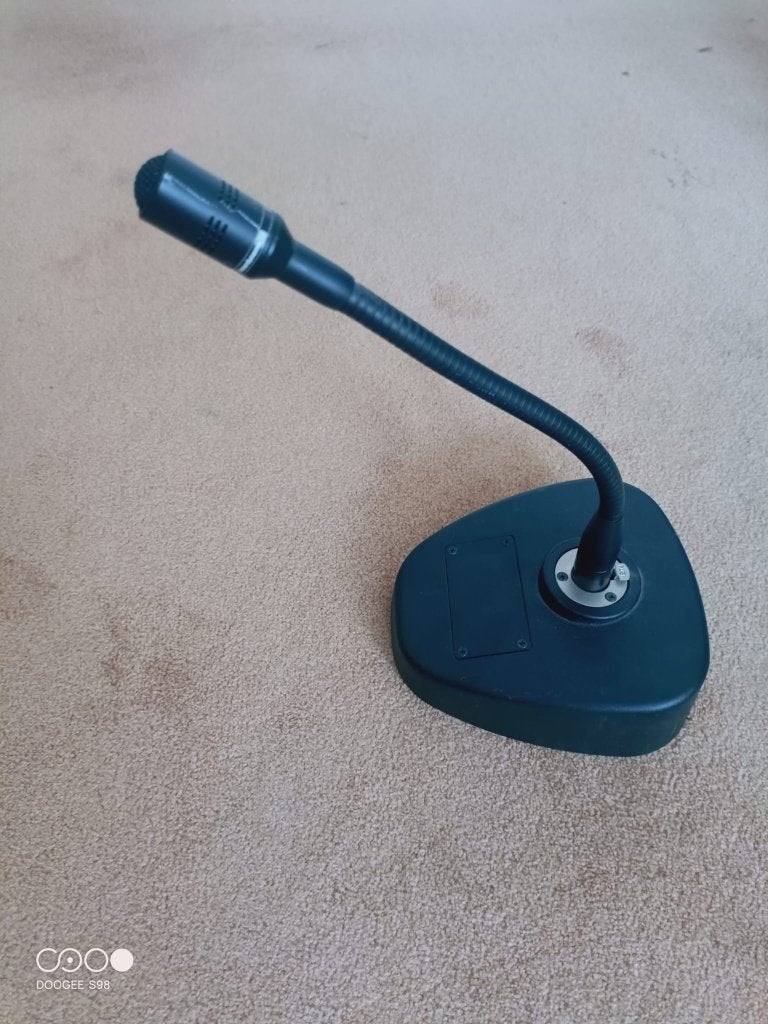 Omroep microfoon (Breyer), Ophalen, Gebruikt, Audio