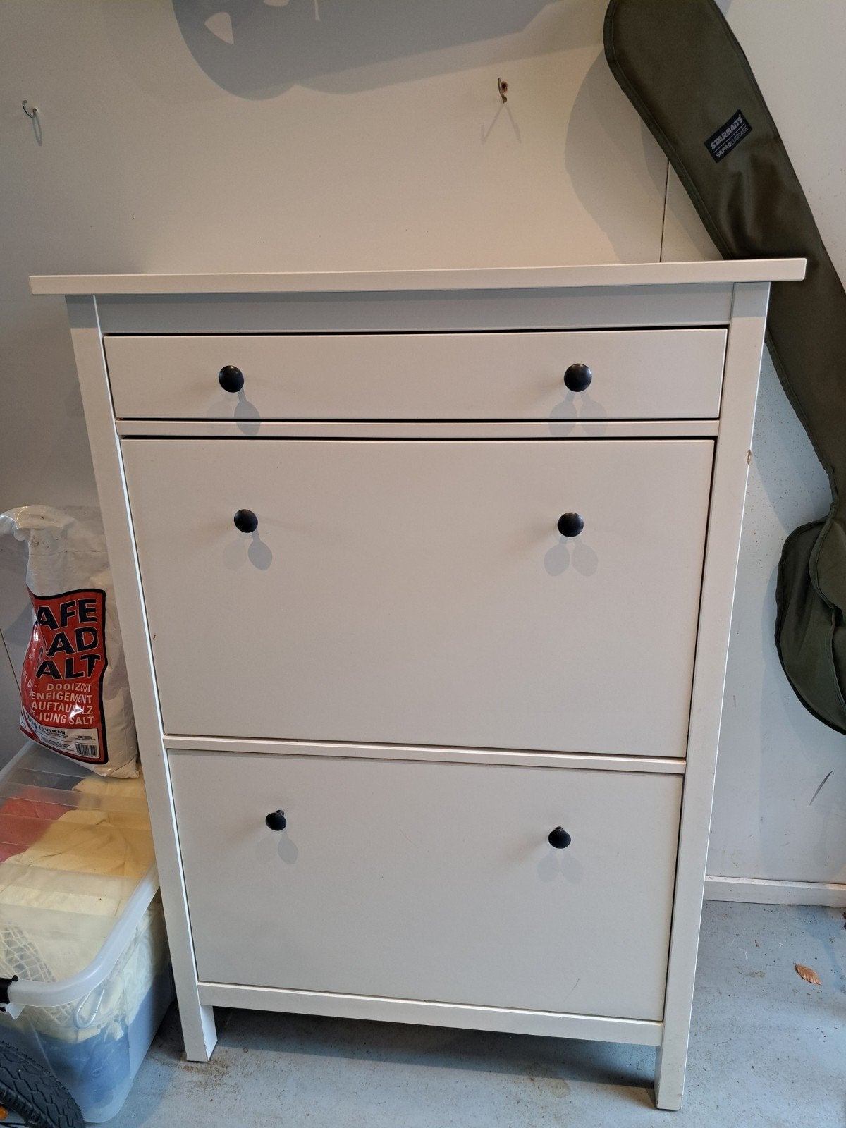IKEA schoenenkast met lade, wit, Ophalen, Gebruikt, Modern, functioneel