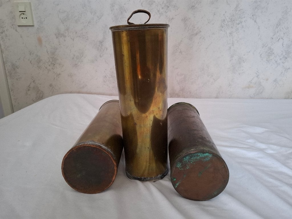 granaathulzen 25 pdr, Ophalen, Landmacht, Nederland, Hulzen of Bodemvondsten