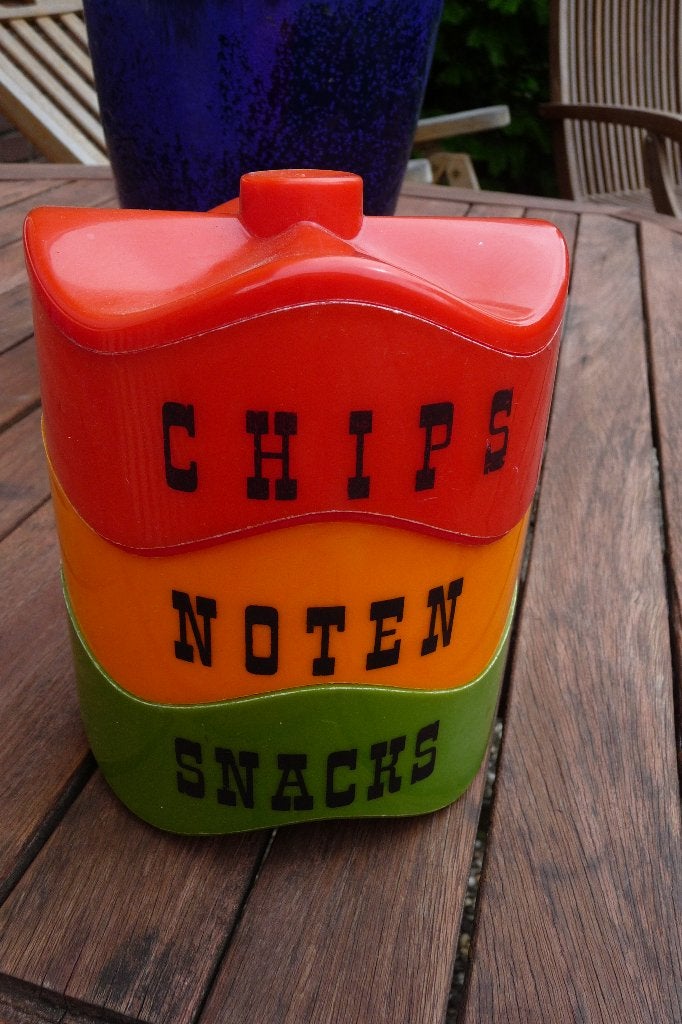 Chips noten snacks retro, Overige typen, Ophalen of Verzenden, Gebruikt