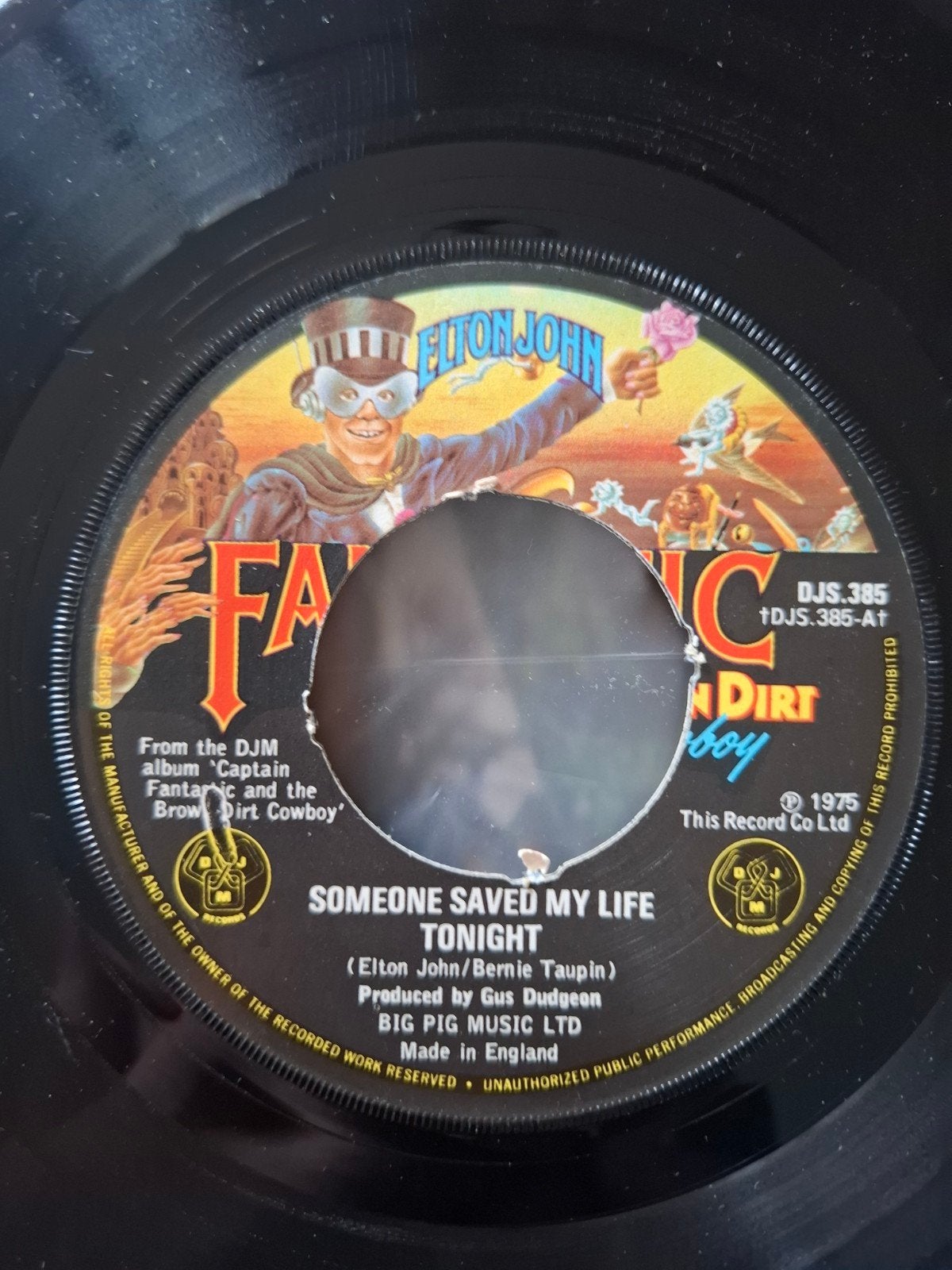single: elton john - someone saved my life tonight, Ophalen of Verzenden, Pop