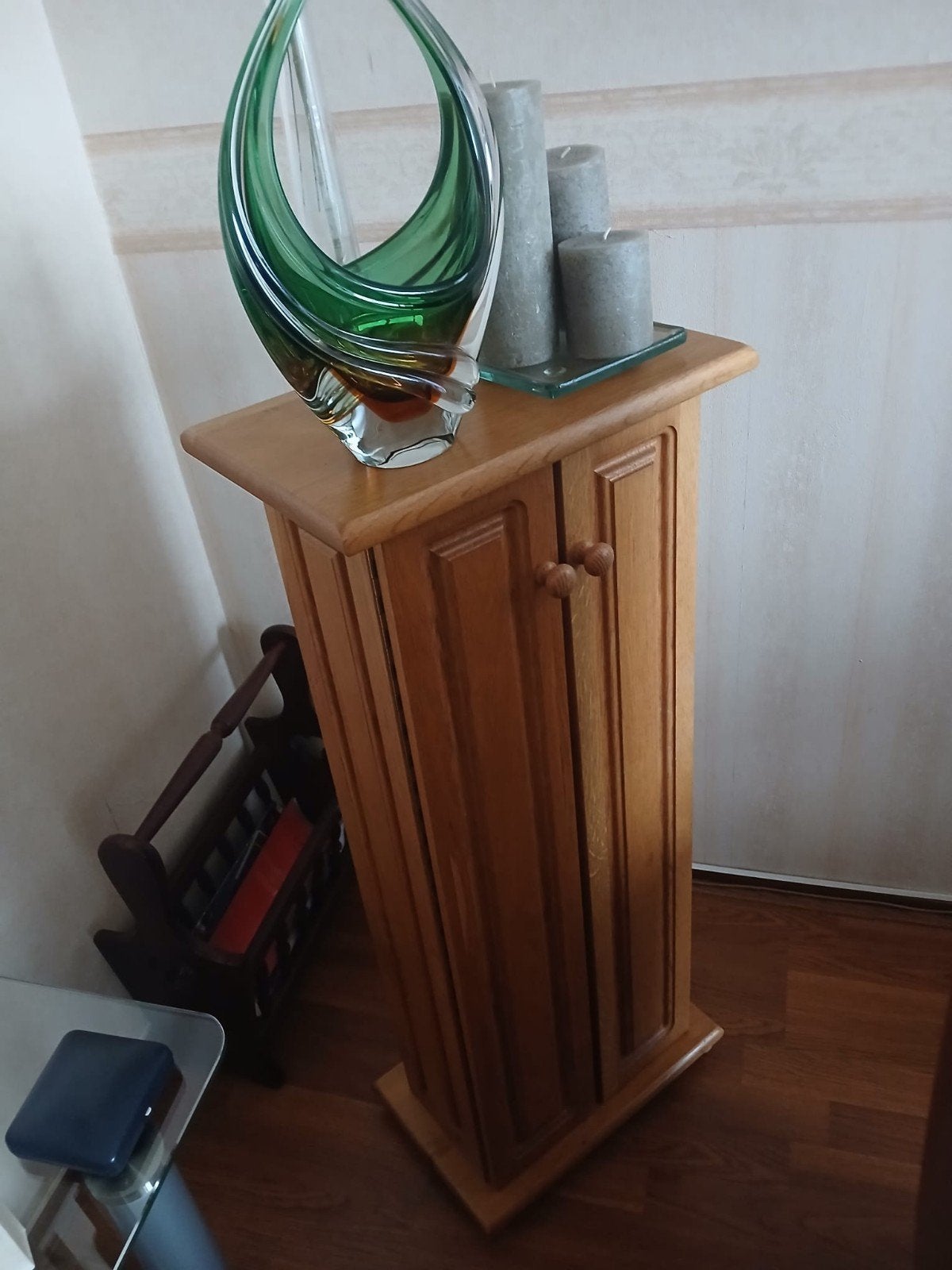 opberg kastje, Ophalen