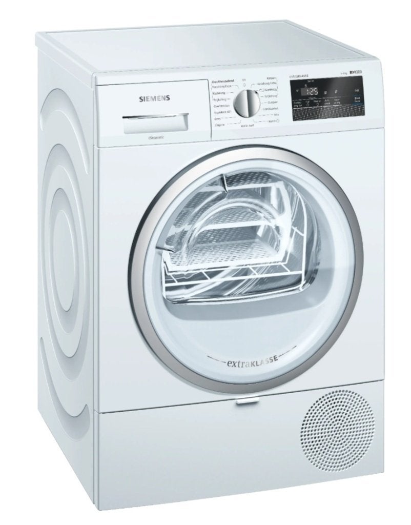 Warmtepompdroger Siemens iQ300  8kg/A++, Ophalen, Minder dan 85 cm, Overige typen, 8 tot 10 kg