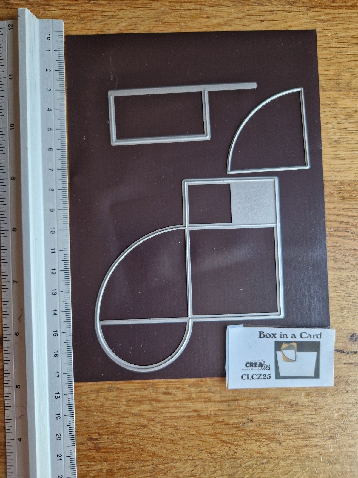 CreaLies Box in a Card snijmallen CLCZ25, Ophalen of Verzenden, Zo goed als nieuw