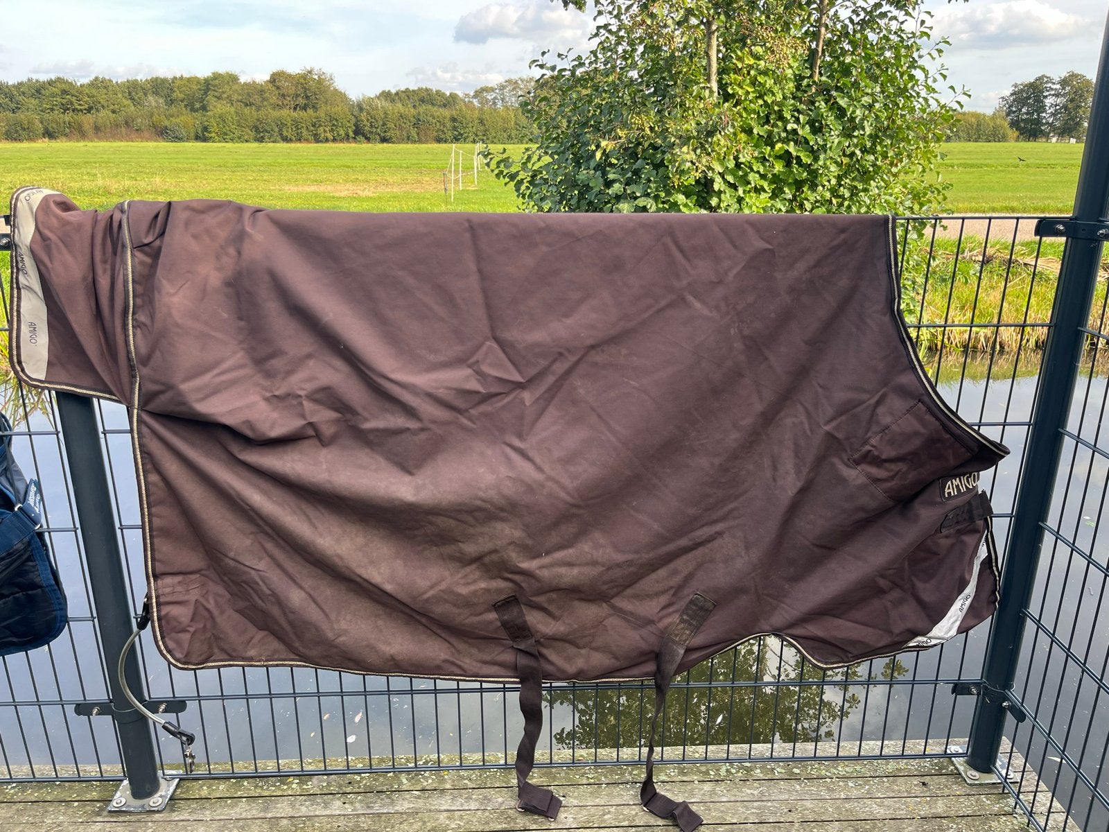 Horseware amigo regendeken, Dieren en Toebehoren, Gebruikt, Cob (M), Ripstop, Klittenbandsluiting