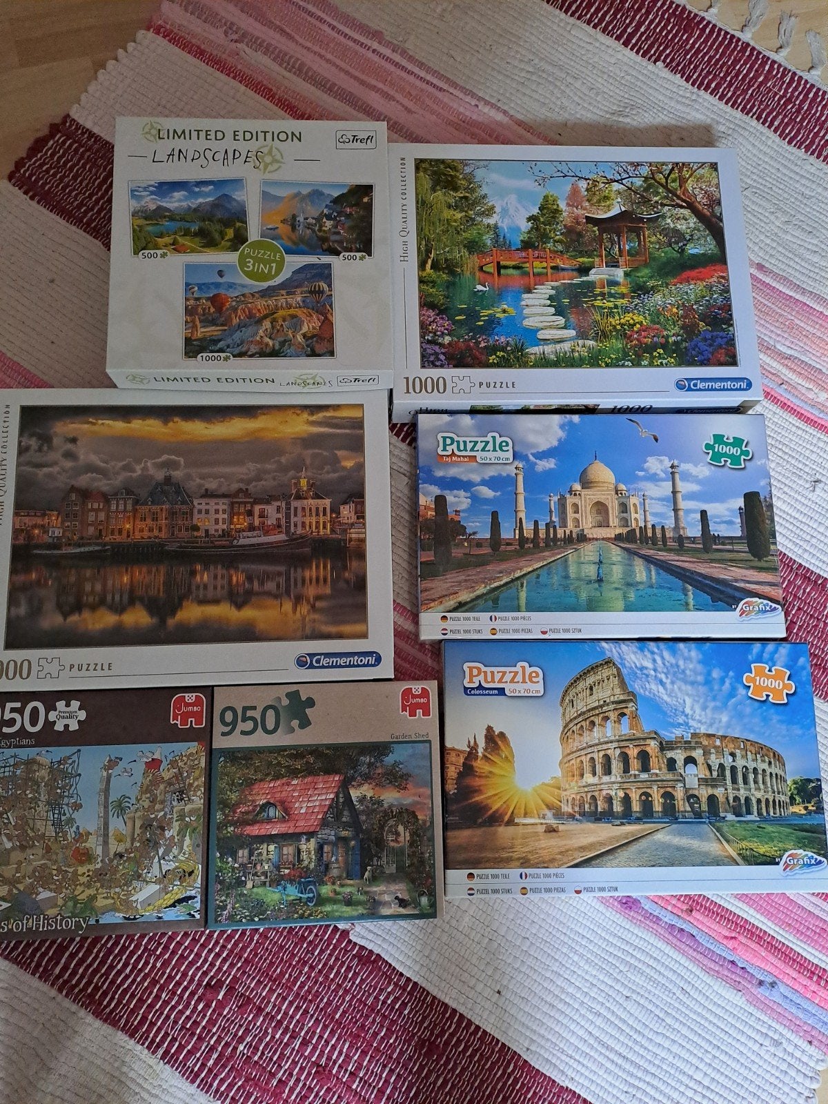 clementoni puzzels, Ophalen, 500 t/m 1500 stukjes, Gebruikt, Legpuzzel