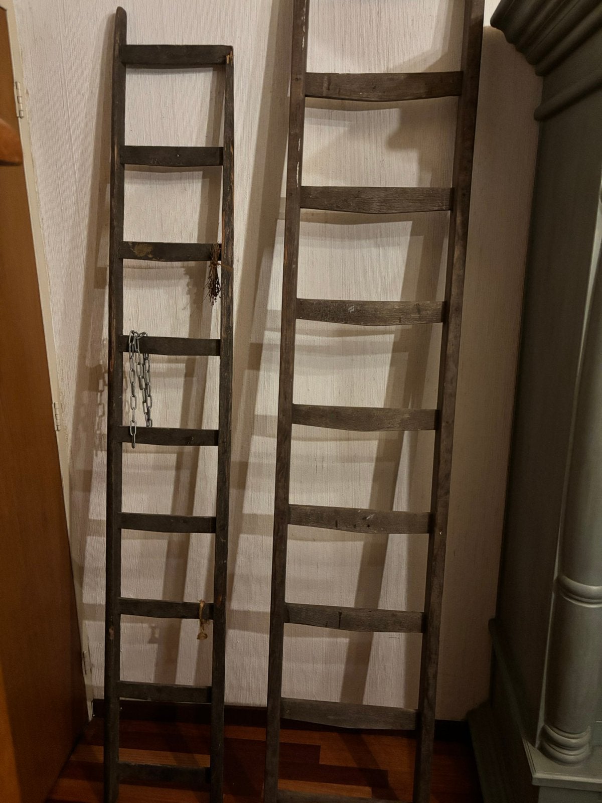 Plukladder 2 stuks voor decoratie, Huis en Inrichting, Ophalen, Zo goed als nieuw