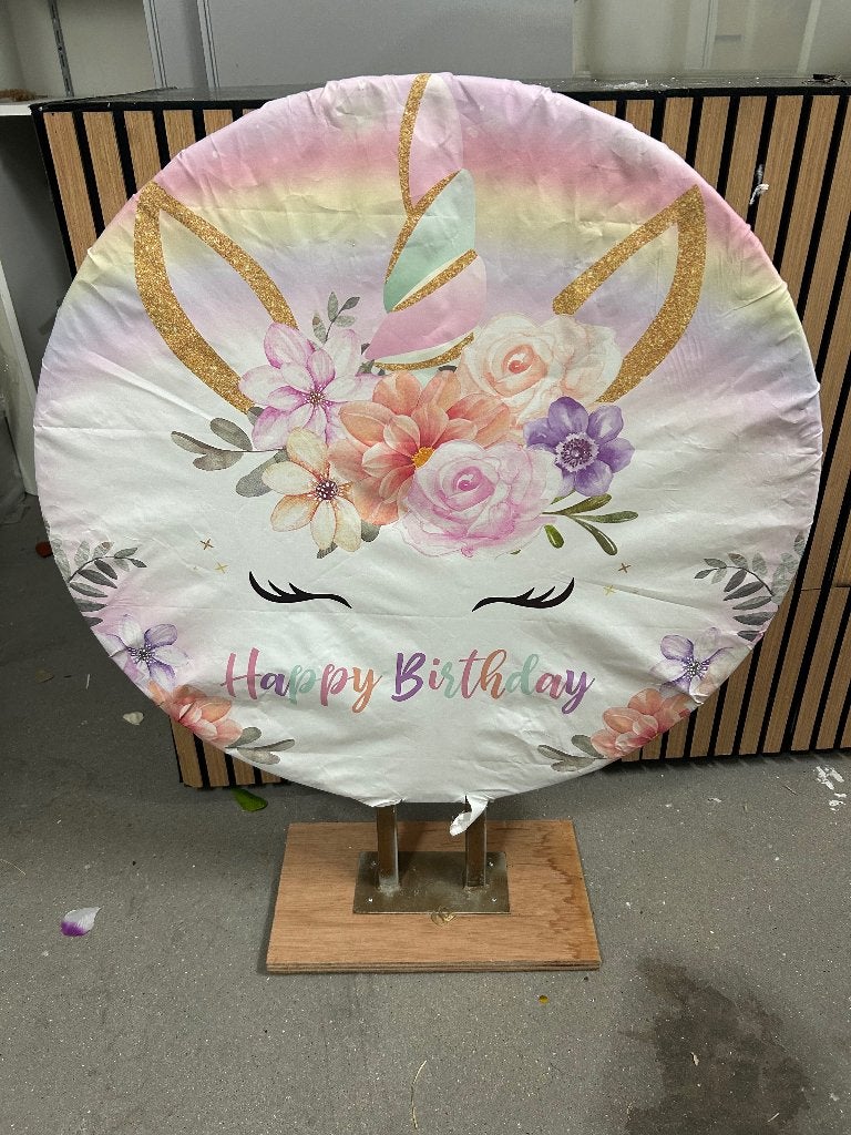 Cirkel met 9 doeken voor ballon decoratie, Versiering, Nieuw, Ophalen of Verzenden, Monofun