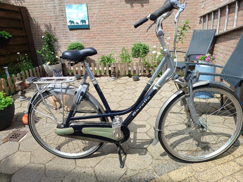 damen fiets met 8 versneligen   gazelle, Versnellingen, Zo goed als nieuw, Gazelle, Trommelrem