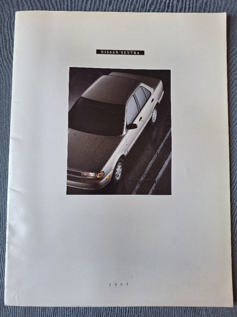 Brochure NISSAN SENTRA - 1993 Engels, Verzenden, Gelezen, Nissan