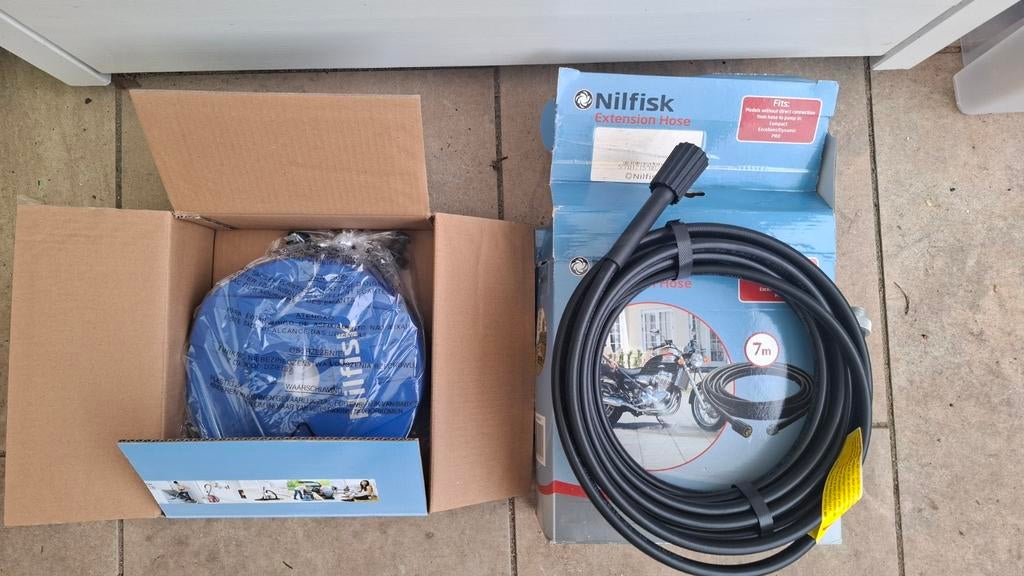 Nilfisk Compact Terrasreiniger en hogedrukslang verlenging, Ophalen, Nieuw, Elektrisch